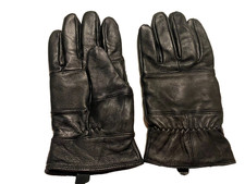 3M Thinsulate 40 gram Thermal Insulated Winter Black Leather Gloves Men's M/L