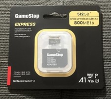 GameStop 512GB Express Micro SD Card for Nintendo Switch 2