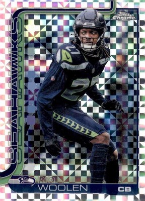 Riq Woolen 2025 Topps Chrome X-Fractor