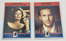 1989 Bull Durham Promo Card Kevin Costner Susan Sarandon Lot of 2