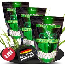 3 x 3571 Airsoft Softair Premium BBs Bio 6mm Fritz-Cell 0,28g im Beutel