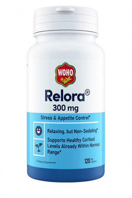 WOHO WOHO Relora 300 mg - 120 Veg Capsules, Stress & Appetite Control