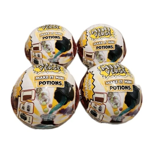 Harry Potter Mini Verse Make It Mini Potion Mystery Capsule Set Of 4