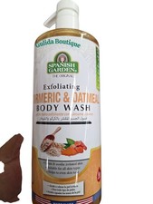Spanish Garden Exfoliating Body Wash Turmeric Oatmeal Liquid Unisex 24 fl oz
