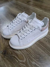 Alexander McQUEEN Women's Oversized Sneaker, White, Size 8