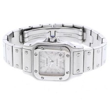 CARTIER SANTOS GALBE SM W20044D6 24mm SS Silver #C27691