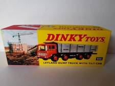 Dinky Supertoys 925 Leyland dump truck Tipper Lorry Vintage Model in DRRB BOX