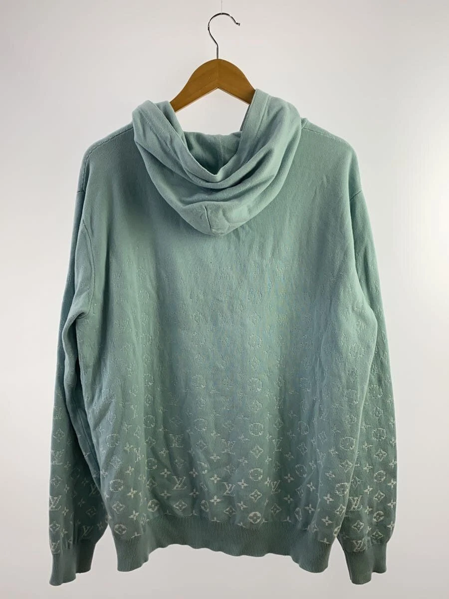 LOUIS VUITTON（LV） FELPA CON CAPPUCCIO LOUIS VUITTON L COTONE BLU RM231Q USO HNN45W usata