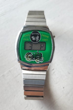 Vintage 1980's JOHN DEERE LCD Promo Digital Watch with New Battery