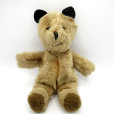 Vintage EDEN 10" Brown Teddy Bear RARE BEAN BAG Plush Collectible Stuffed Toy
