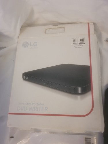 Grabadora de DVD portátil LG ultra delgada compatible con PC Mac - 100 % completa - Imagen 3 de 5