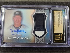 🌟 2017 Topps Dynasty Randy Johnson CGC 10 PRISTINE Auto #/10 Yankees TOP POP 1