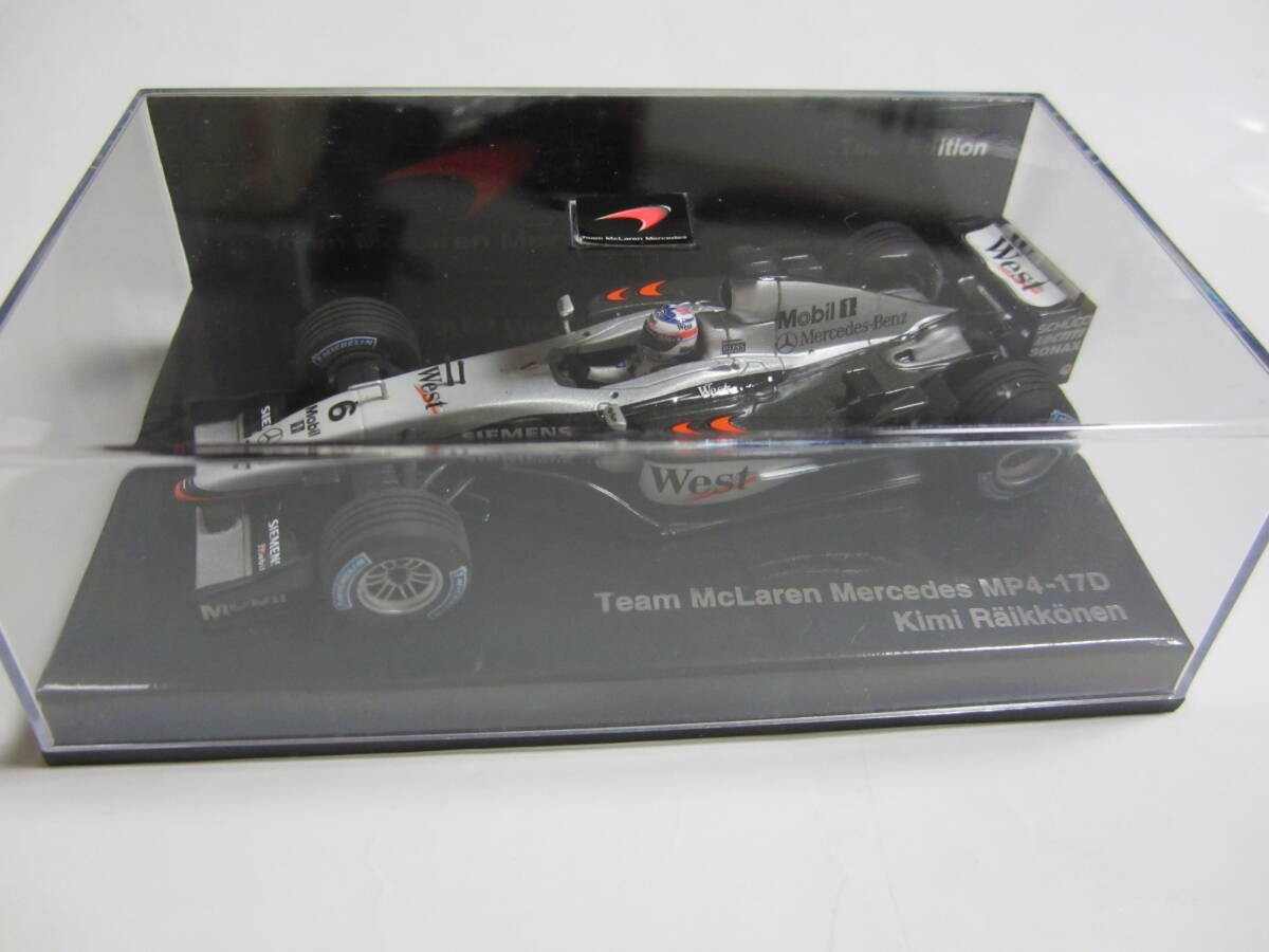 P.M.A F1 1/43 K.ライコネン MP4/17 Pma Minichamps Mclaren Team Edition Box 1/43 Mp4/17D No6