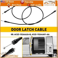 Rear left Cargo Door Latch Release Cables for 1992-2014 Ford E150 E250 E350 Van
