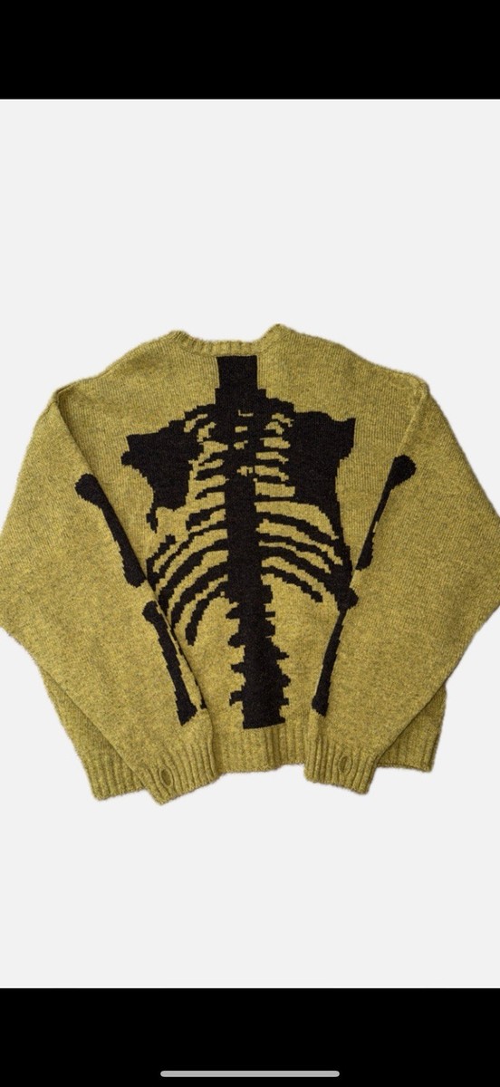 Kapital 5G Wool BONE Crew Sweater Size 3 Mustard | eBay