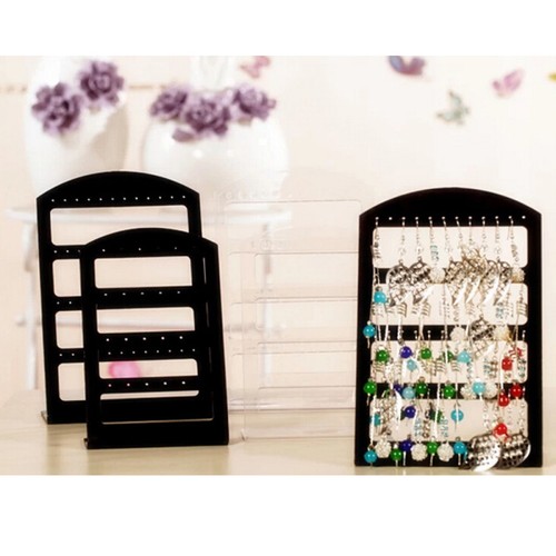 2 Count Plastic Earring Boards Jewelry Showcase Display Holder Stand Organizer - Picture 5 of 12