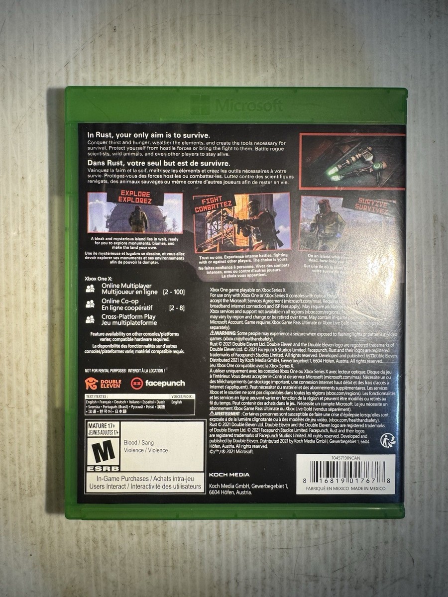 Rust Console Edition (Xbox One/Xbox X, 2021) 816819017678| eBay