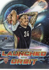 2023-24 Topps Chrome Cosmic #LIO-8 Jordan Hawkins Launched Into Orbit