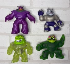 Heroes of Goo Jit Zu Figure Lot of 4 Figures Moose Toys Assorted Stretchy