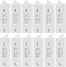 12 Pcs Window Latch Locks Spring Loaded Window Tilt Latch Replacement Part by Jp