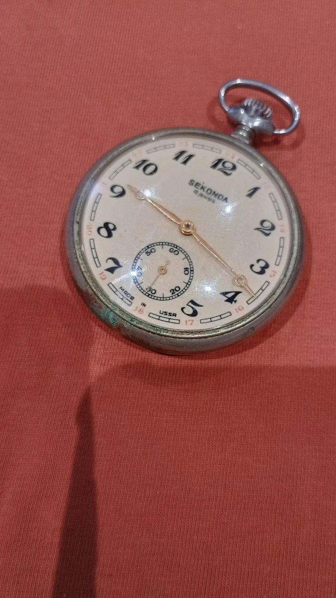 Reloj Bolsillo Ferrocarril Sekonda Años 70