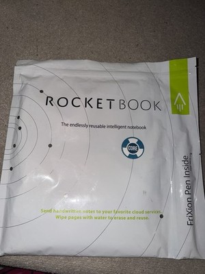 Rocketbook Core Wiederverwendbares Spiral Notizbuch Letter-Format 21 cm x 29,7 cm Schwarz Neu