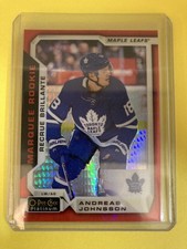 2018-19 O-Pee-Chee Platinum RED Prism #197 Andreas Johnsson RC 002/199