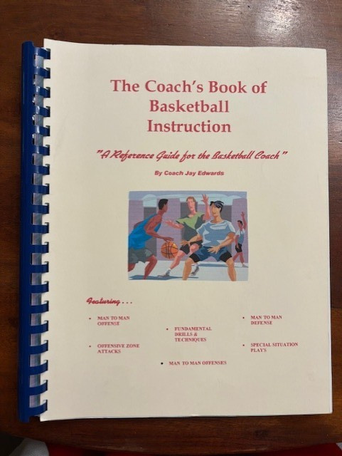 Rare The Coach'S Book Of Basketball Instruction Jay Edwards Coaching Booklet