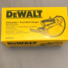 DEWALT DPG82 Concealer Dual Mold Safety Goggles Clear Anti-Fog Universal