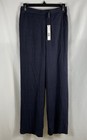 Elie Tahari Women's Dark Navy Viscose Wide Leg Elastic Back Pants Sz XS NWT — photo 1