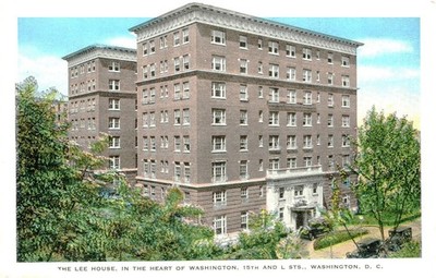 The Lee House Hotel Building Exterior, c1920, Washington, D.C., E. C. Kropp Co.
