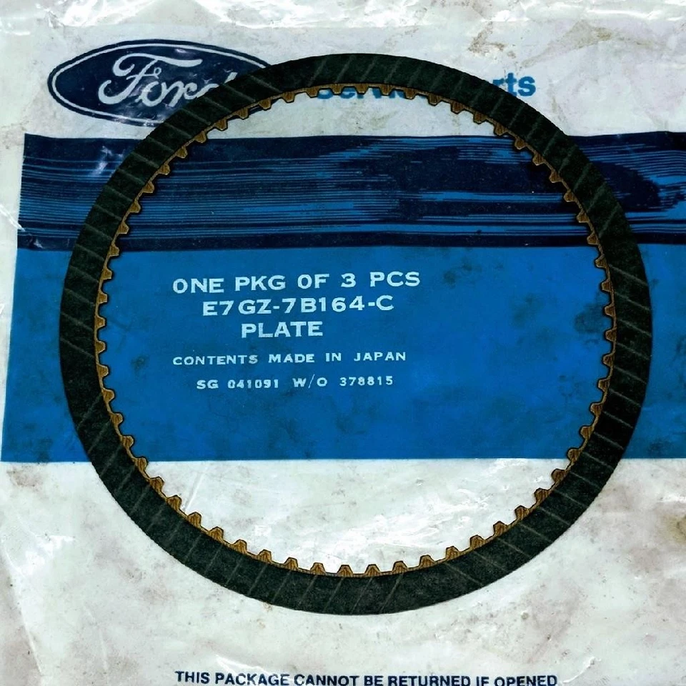 2x Ford E7GZ-7B164-C para 1989-90 Festiva 1987-89 Tracer embrague placa interna OE Foto 3 de 4