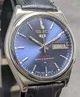 Rare Vintage Seiko 5 Automatic Day Date Movement No. 7009A Japan Made Mens Watch