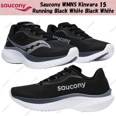 Saucony WMNS Kinvara 15 Running schwarz weiß schwarz weiß Damengröße