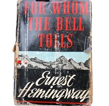 Hemingway, Ernest - FOR WHOM THE BELL TOLLS - First Edition 1940 Scribner Ver. A
