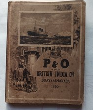 P & O and British India Companies Diary and Almanack 1930