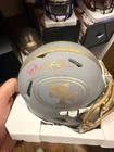 JOE MONTANA SIGNED SAN FRANCISCO 49ERS SPEED MINI HELMET FANATICS COA