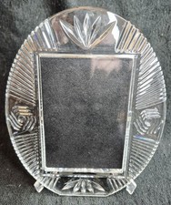 Waterford Crystal Glass Comdisco Oval Picture Frame 25cmH Fit Photo 6"X4"