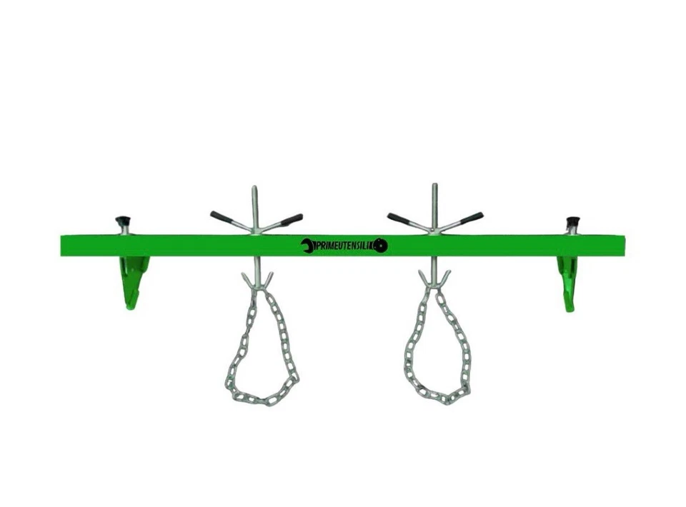 PRIMEUTENSILI PONTE SOLLEVATORE MOTORE BARRA CARICO 500 KG TRAVERSA SUPPORTO PARAFANGO AUTO