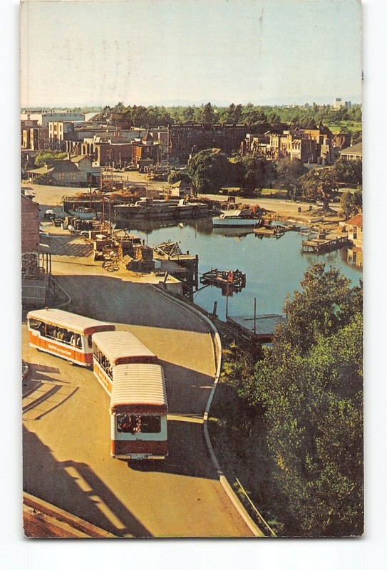 Universal City Studios California CA Postcard 1968 Glamortram Tour