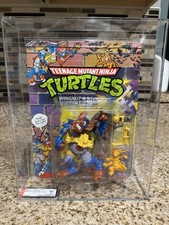 TMNT 1990 Playmates Wingnut And Screwloose AFA 80 Archival Graded