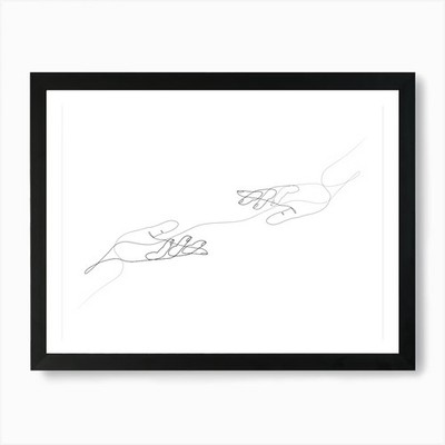 Faden Kunstdruck gerahmt Wandbild Poster Leinwanddruck Bild