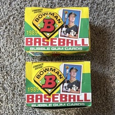 1989 Bowman Baseball Bubble Gum Cards 2 Sealed Boxes MLB Vintage