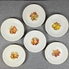 Hutschenreuther Cosecha de Otoño Fruta Bayas Nueces Ensalada Plato de Postre Alemania Variedad