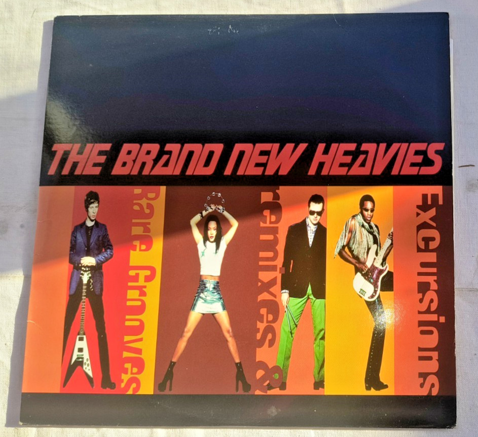 BRAND NEW HEAVIES ""EXCURSIONS REMIXES & RARE GROOVES"" 1995 USA 2x LP ACID JAZZ