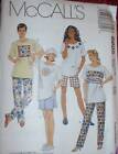 8805 Vintage McCalls Sewing Pattern Misses Top Pants Casual Elastic Waist Uncut