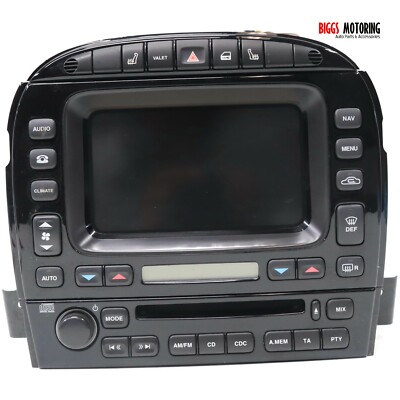 2004-2008 Jaguar XJ8 XJR Navigation Radio Ac Display Screen 2W93