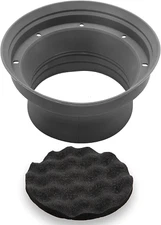 RECOIL SPB65 Foldable Silicone 6.5” Car Speaker Baffle Kits with Egg Crate... 