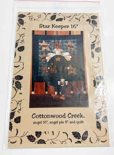 Star Keeper  #119 Cottonwood Creek Angel 16" Angel 5" and Quilt Pattern - Picture 1 of 3