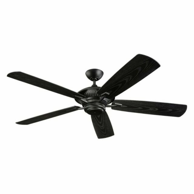 Monte Carlo 5cy60bk Cyclone 60 Matte Black Outdoor Ceiling Fan For Monte Carlo 5cy60bk Cyclone 60 Matte, Matte Black Outdoor Ceiling Fan With Light